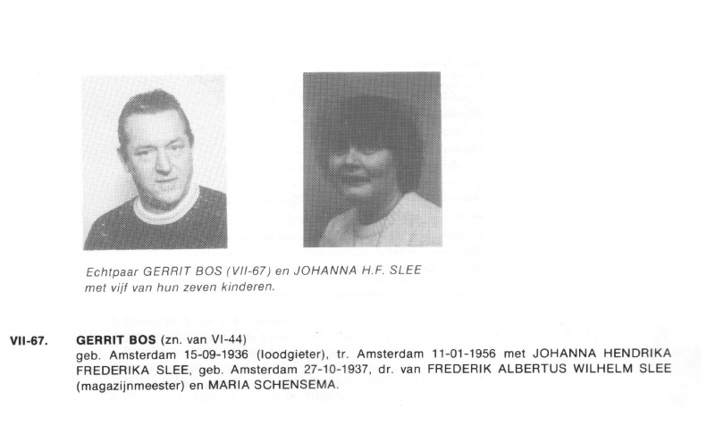 Gerrit Bos (loodgieter) - mijn vader